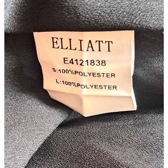 Elliatt Womens Small Wismy Goth Romantic Chic Coquett Flutter Sleeve Black dress - Picture 7 of 8